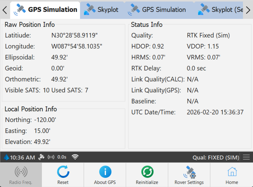 GPS Page