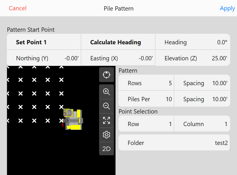 Create Pile Pattern