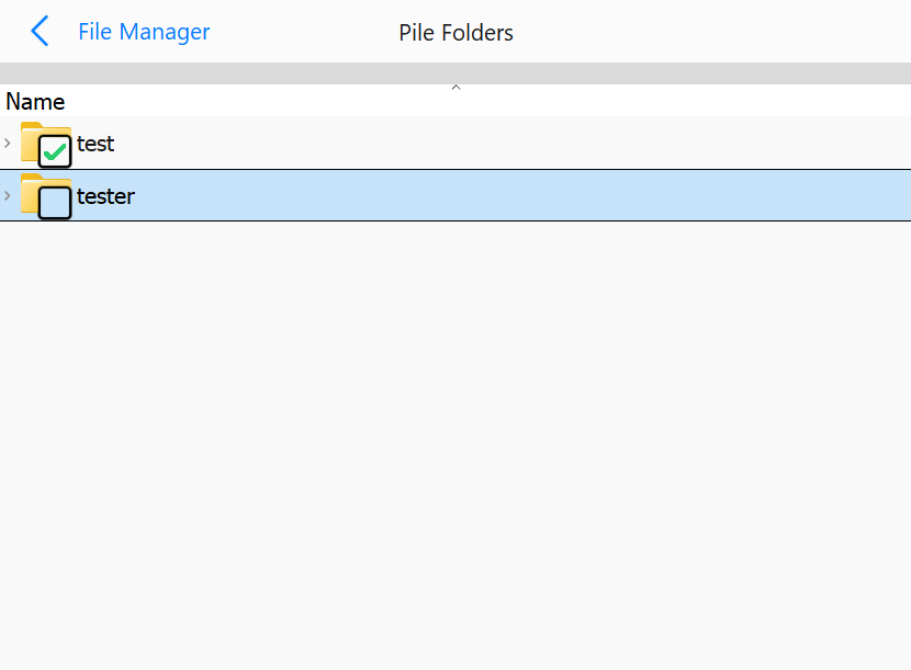 Manage Folders
