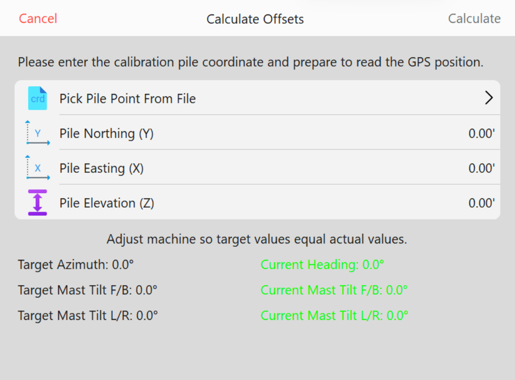 Offset Options