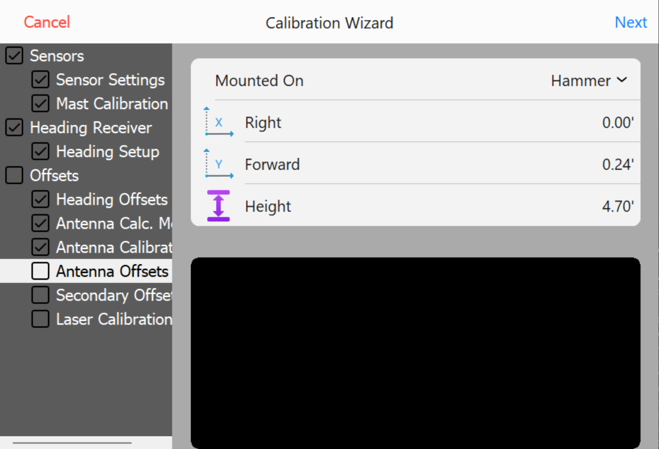calculated Offset