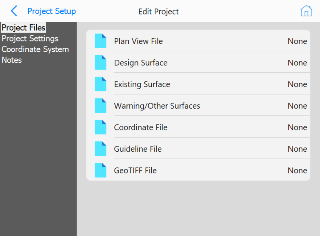 Edit Project Files