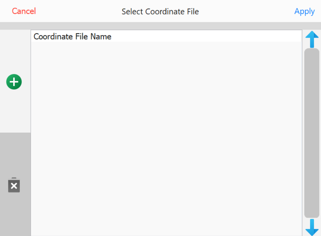 Select Coordinate File