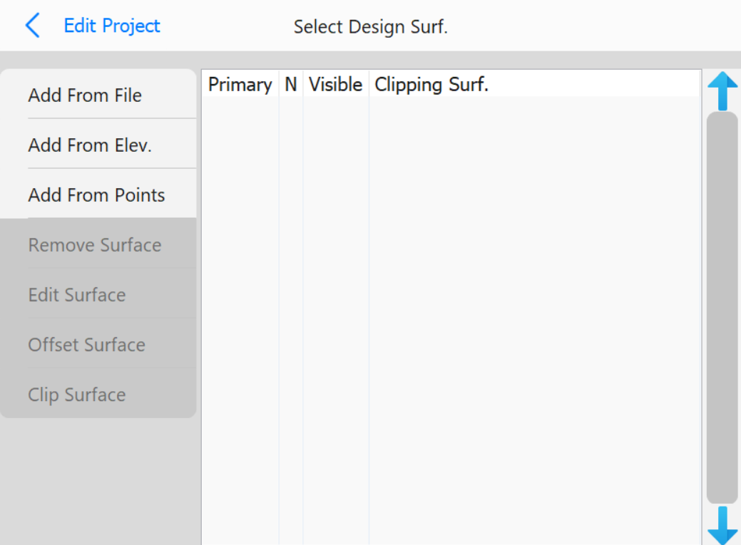 Select Design Surface