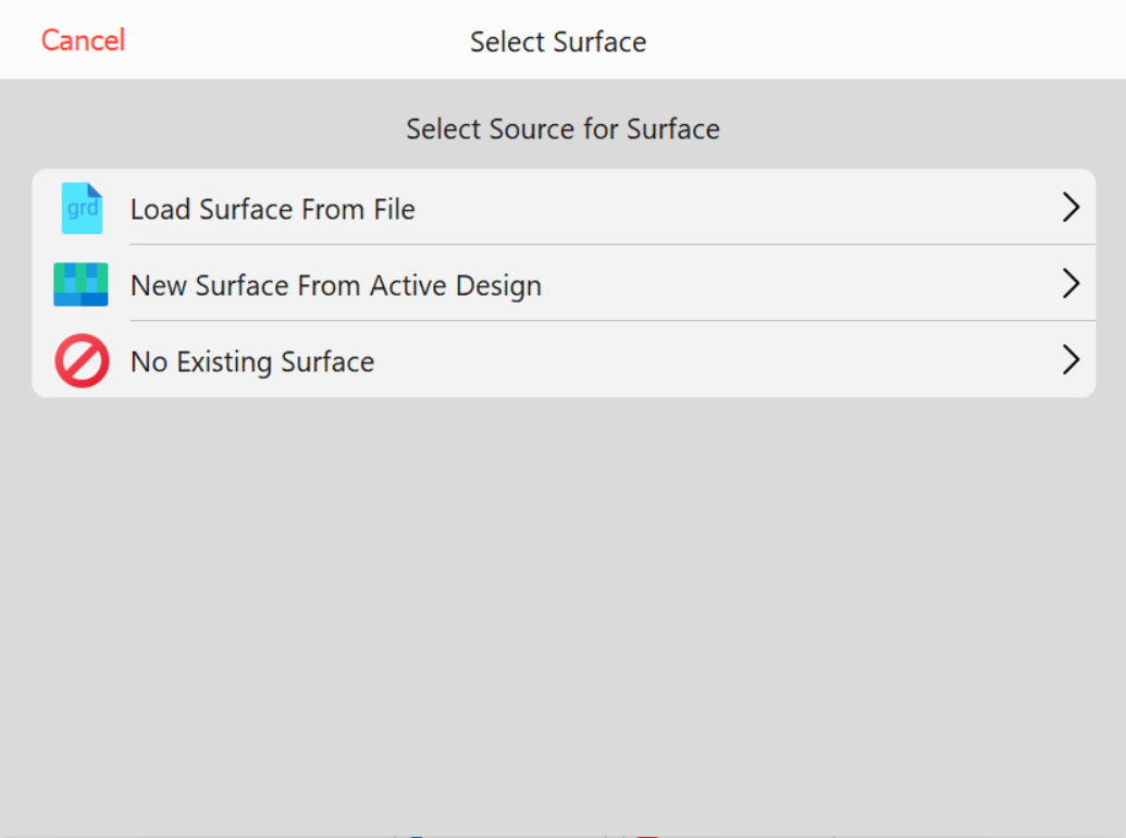 Select Surface