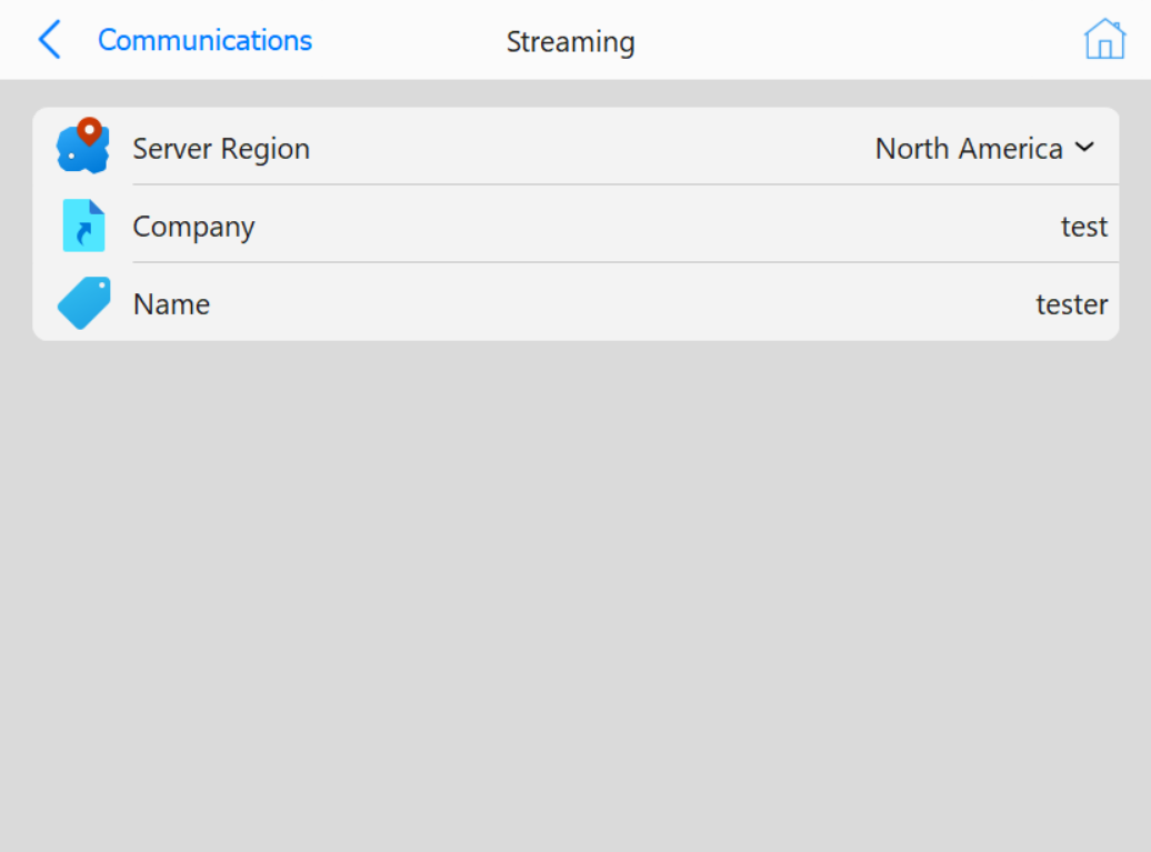 Streaming Settings