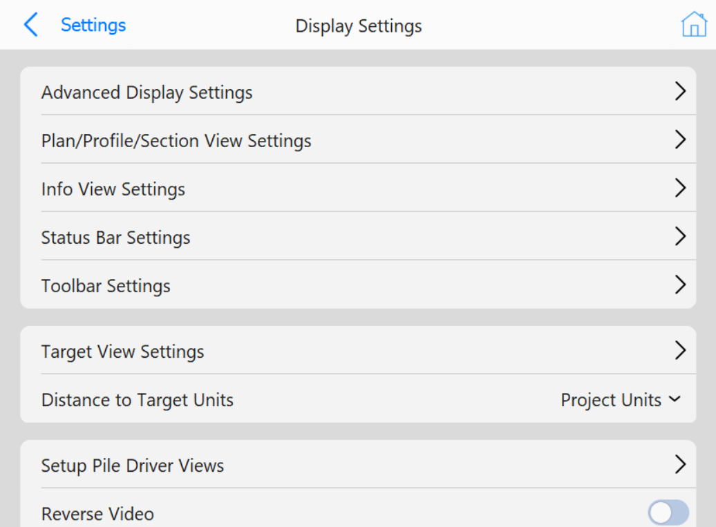 Display Settings
