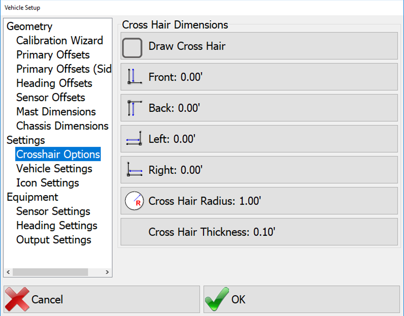 Crosshair Options