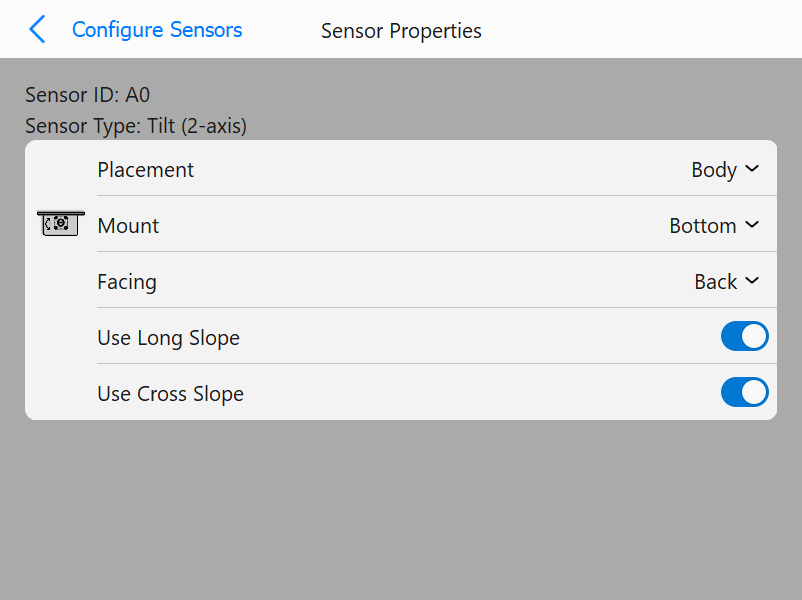 Sensor Properties