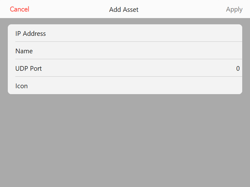 Add Asset