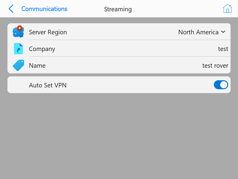 Streaming Settings