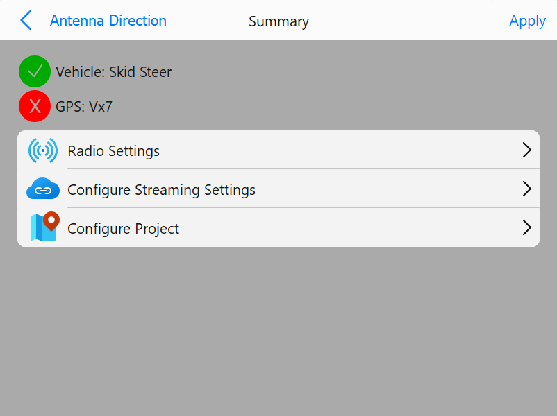Summary page