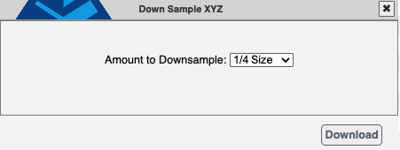 Down Sample Option