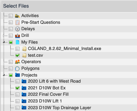 Select Transfer Files