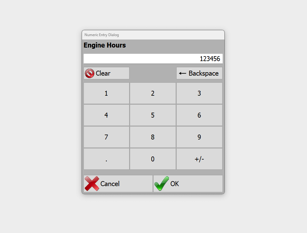 Number Pad Response