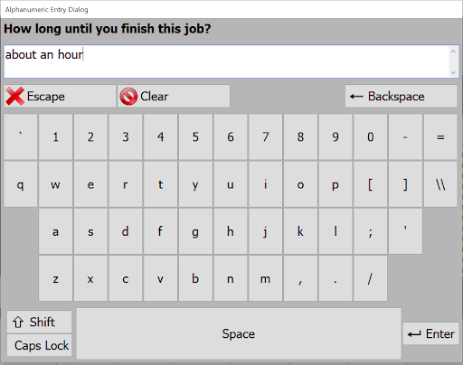 Instant Message Keyboard