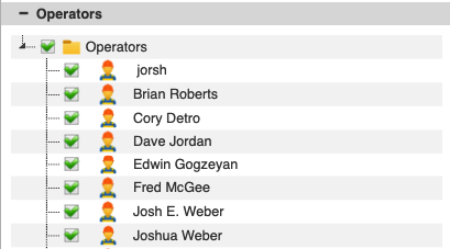 Operator Report Option