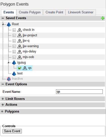 Polygon Events