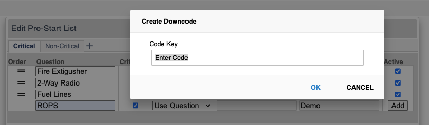 Create Downcode