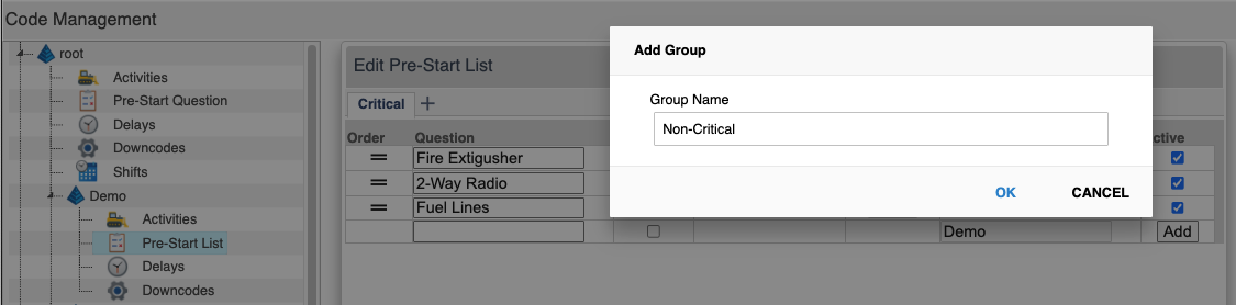New List Group