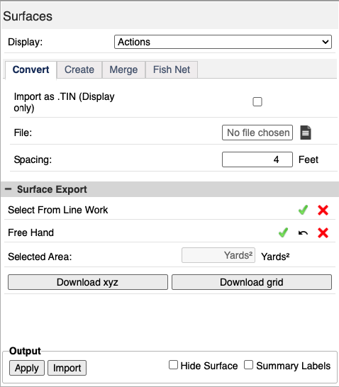 Convert Options