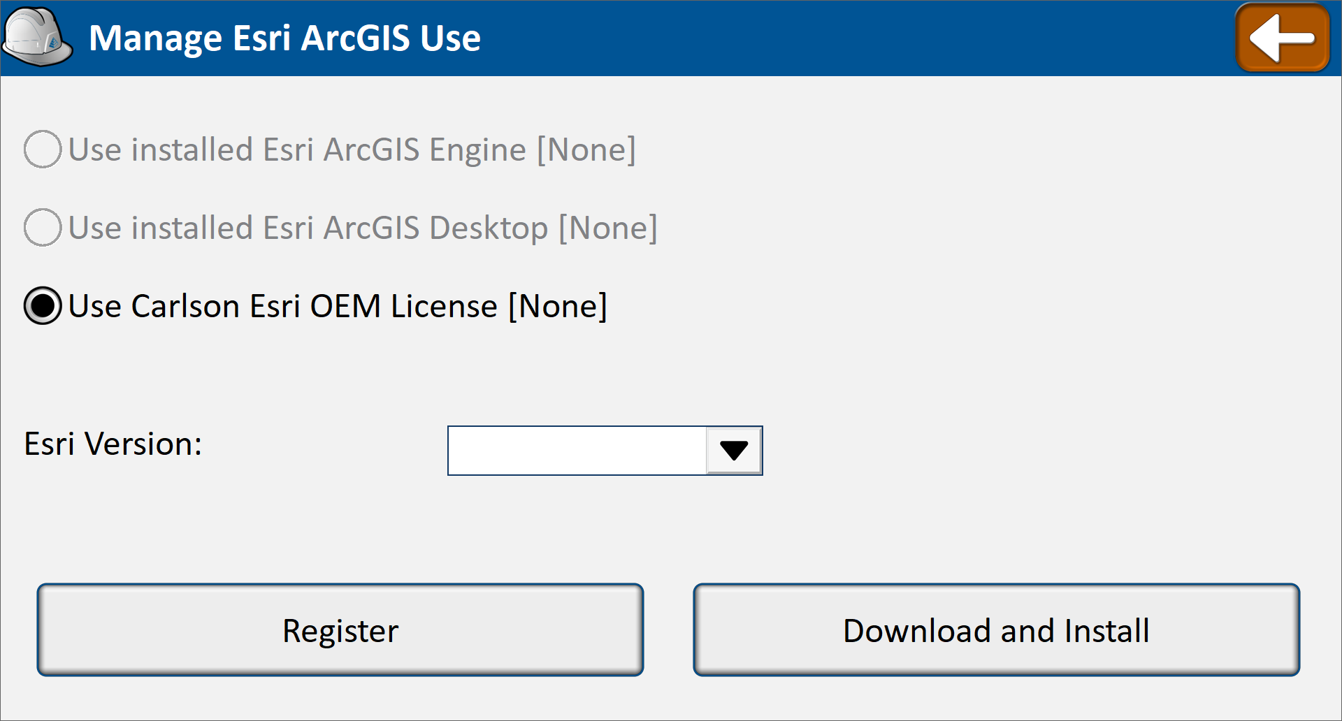 Manage Esri ArcGIS Use