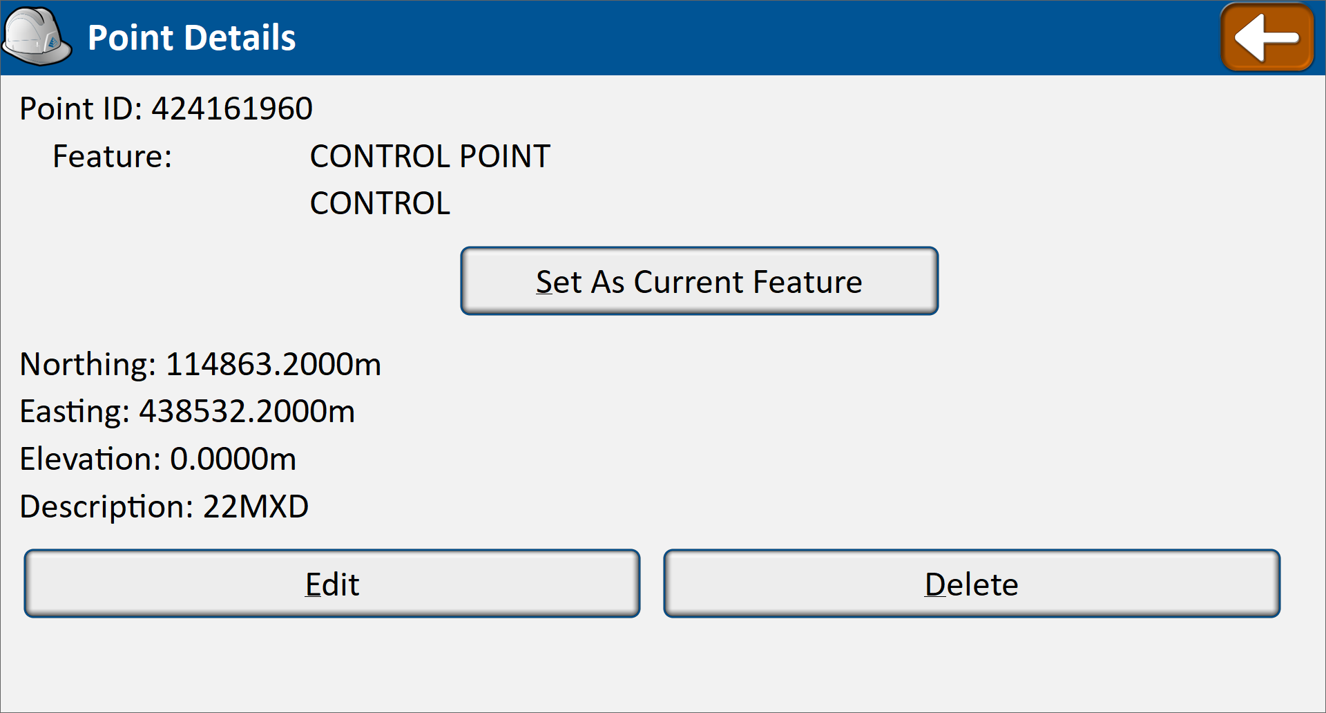 Single Point Details