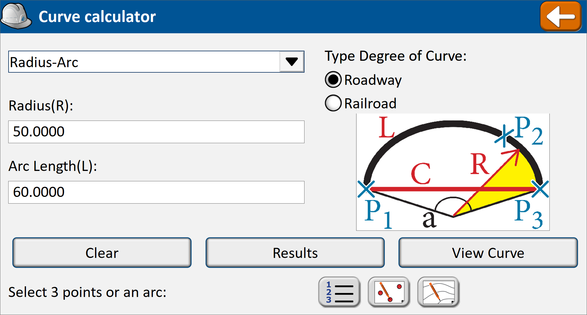 curve dialog