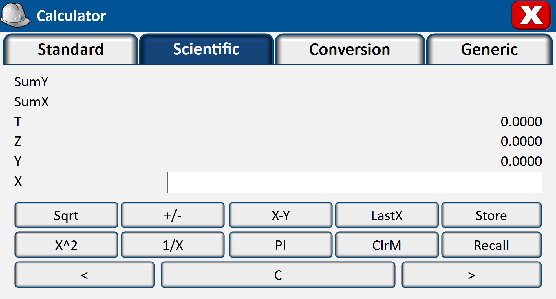 Scientific tab