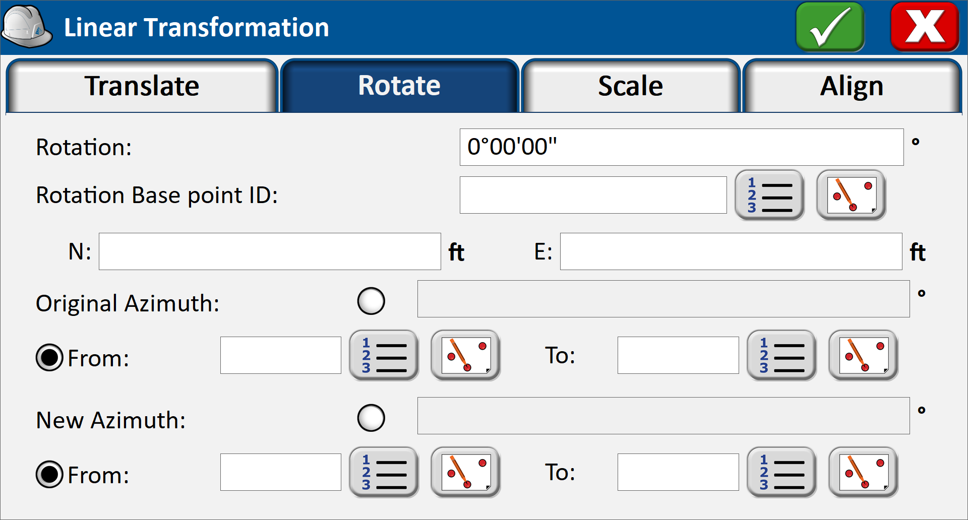 Rotate tab