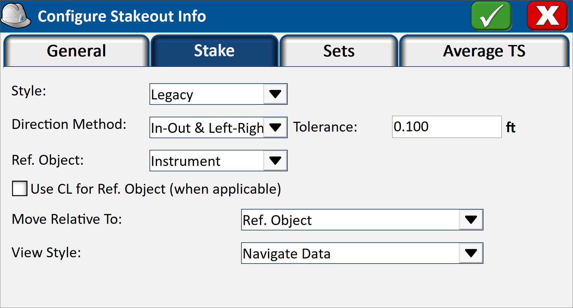 Configure - Stake