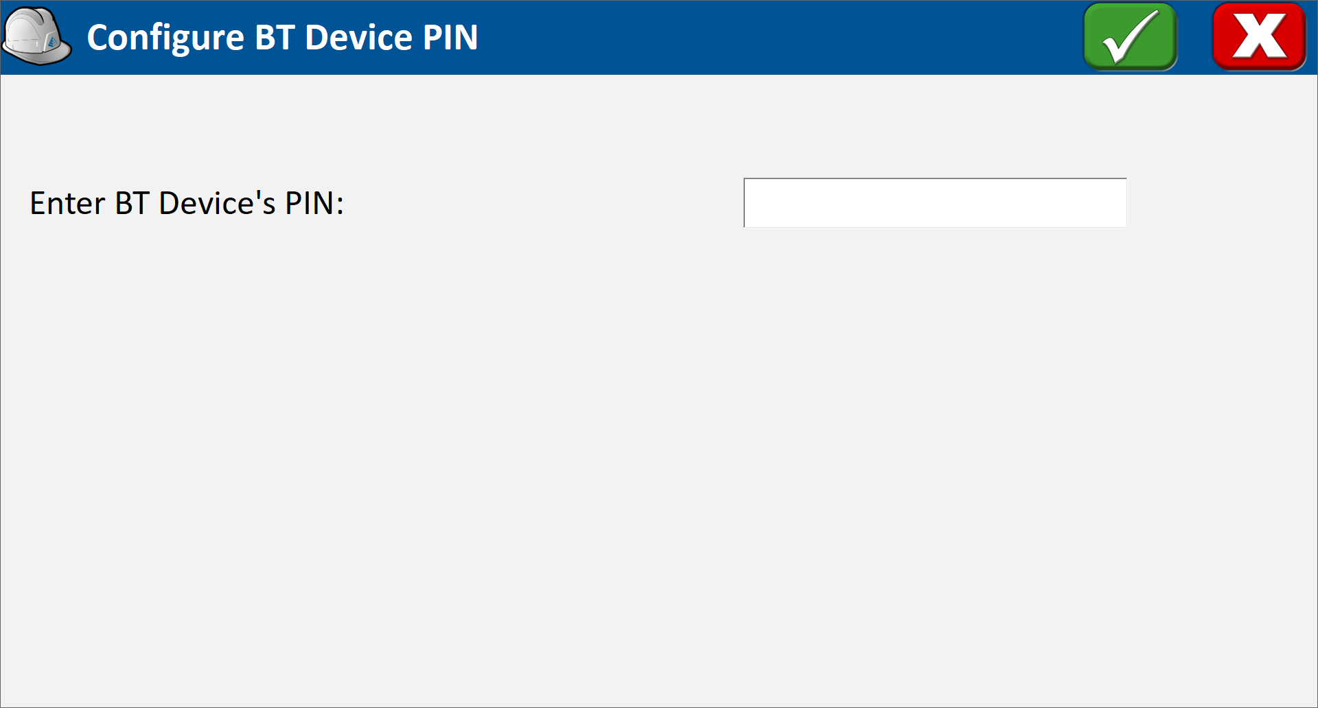 Configure PIN