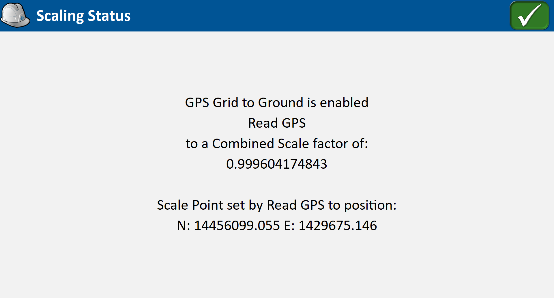 Scaling Status