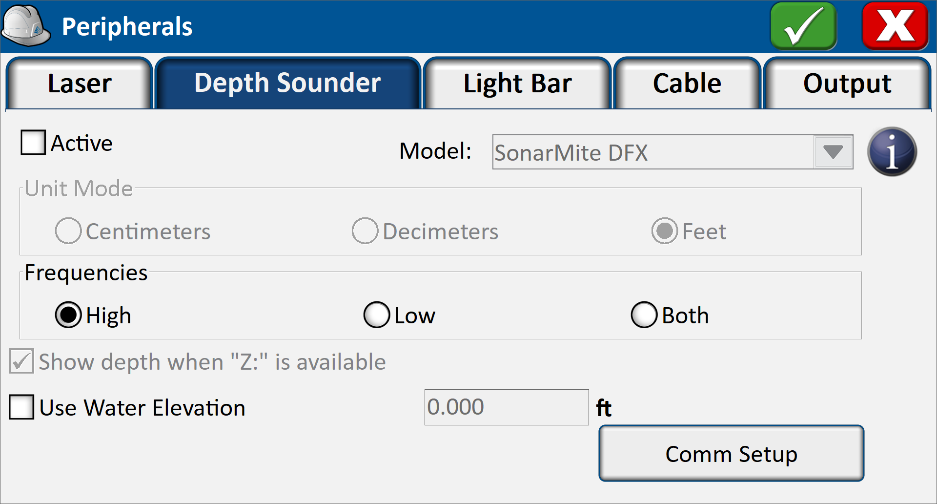 Depth Sounder