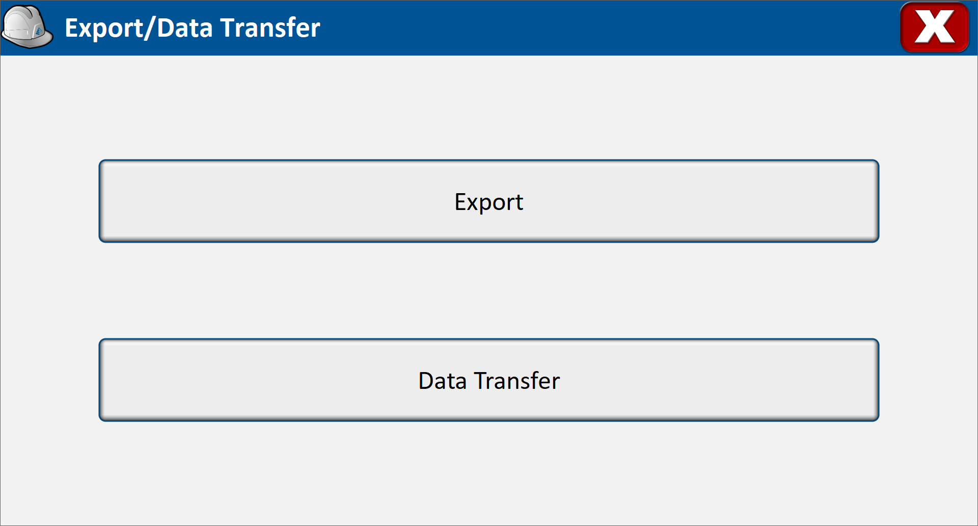 Export/Data Transfer