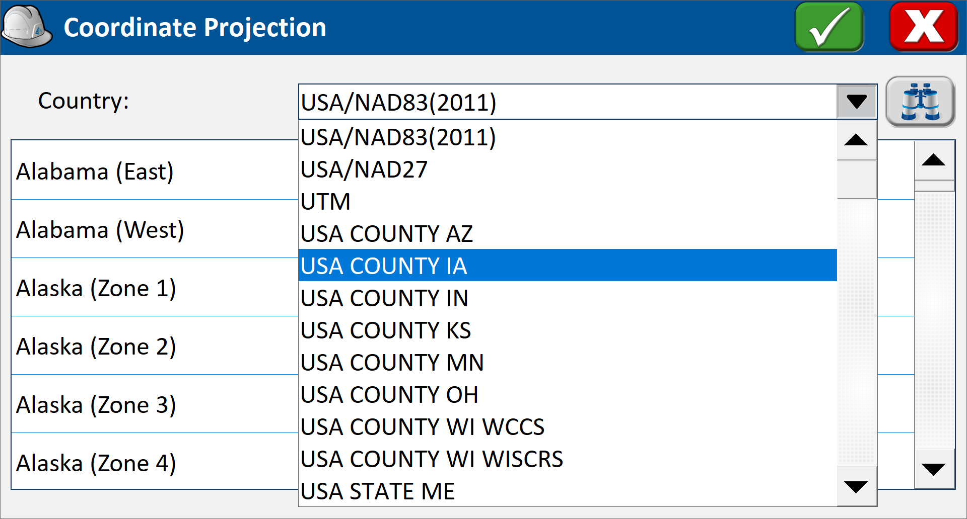 Coordinate Projection