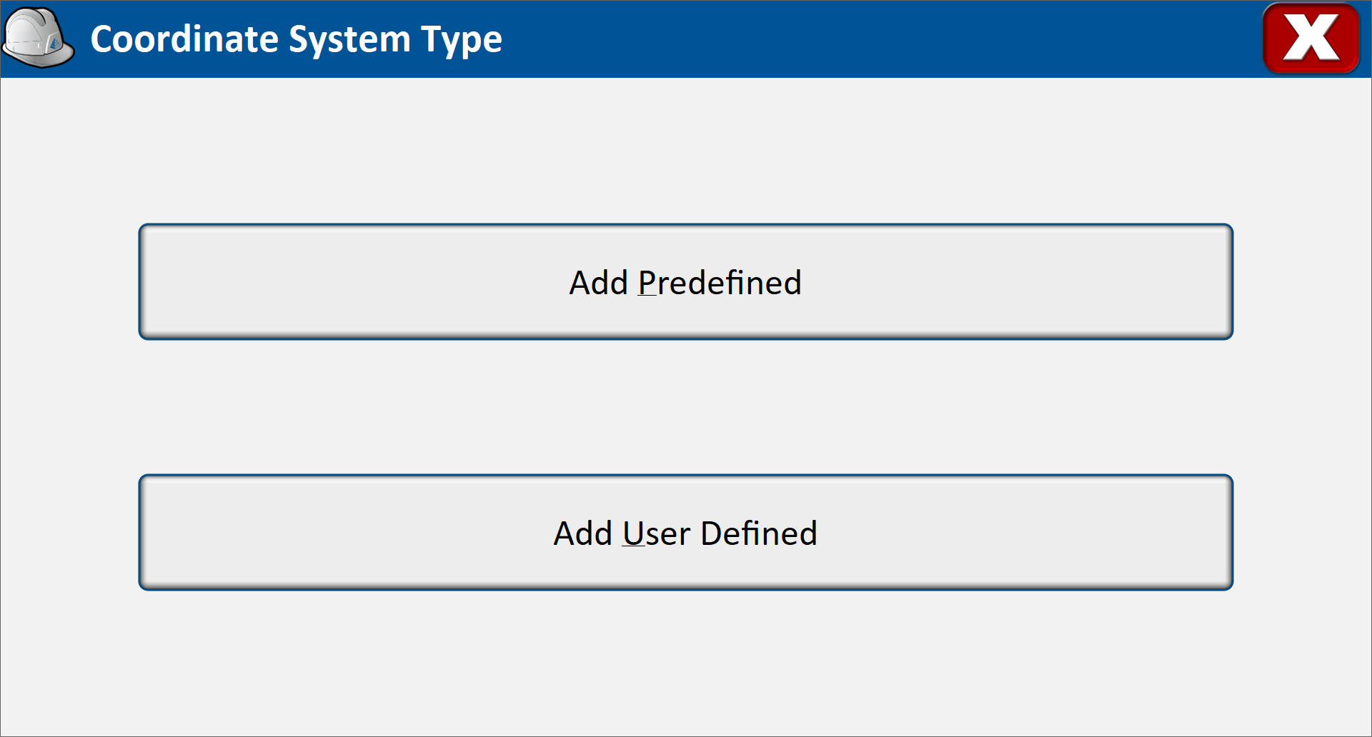 Coordinate System Type