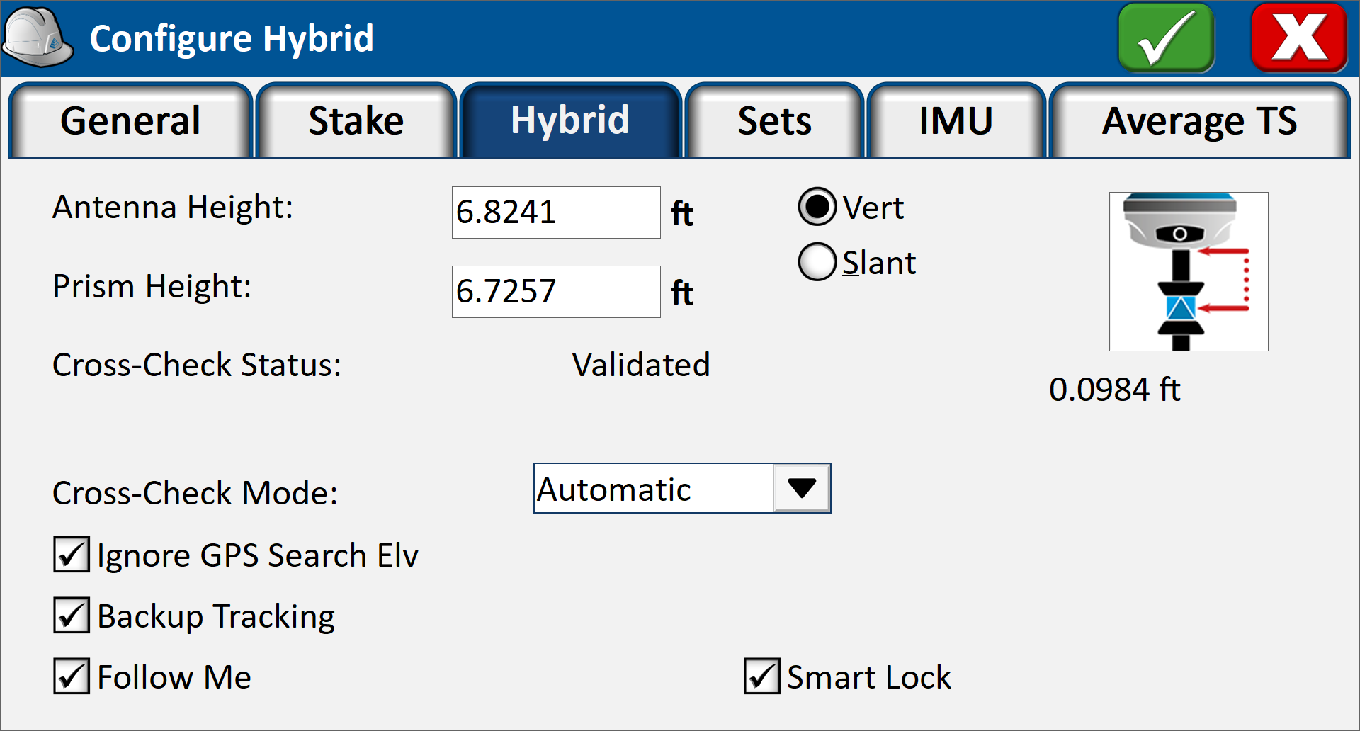 Hybrid+ Settings