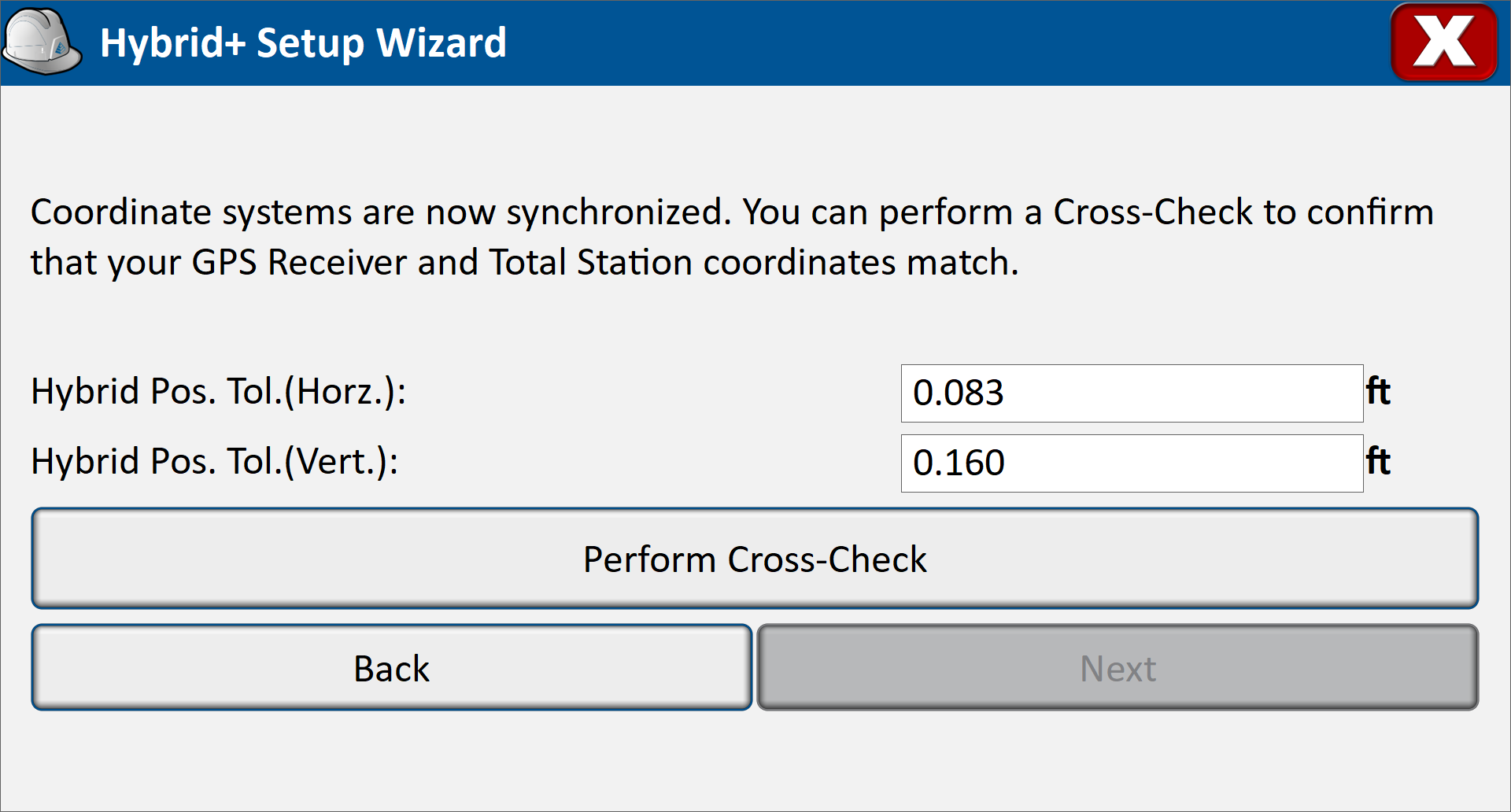 Hybrid+ Cross-Check