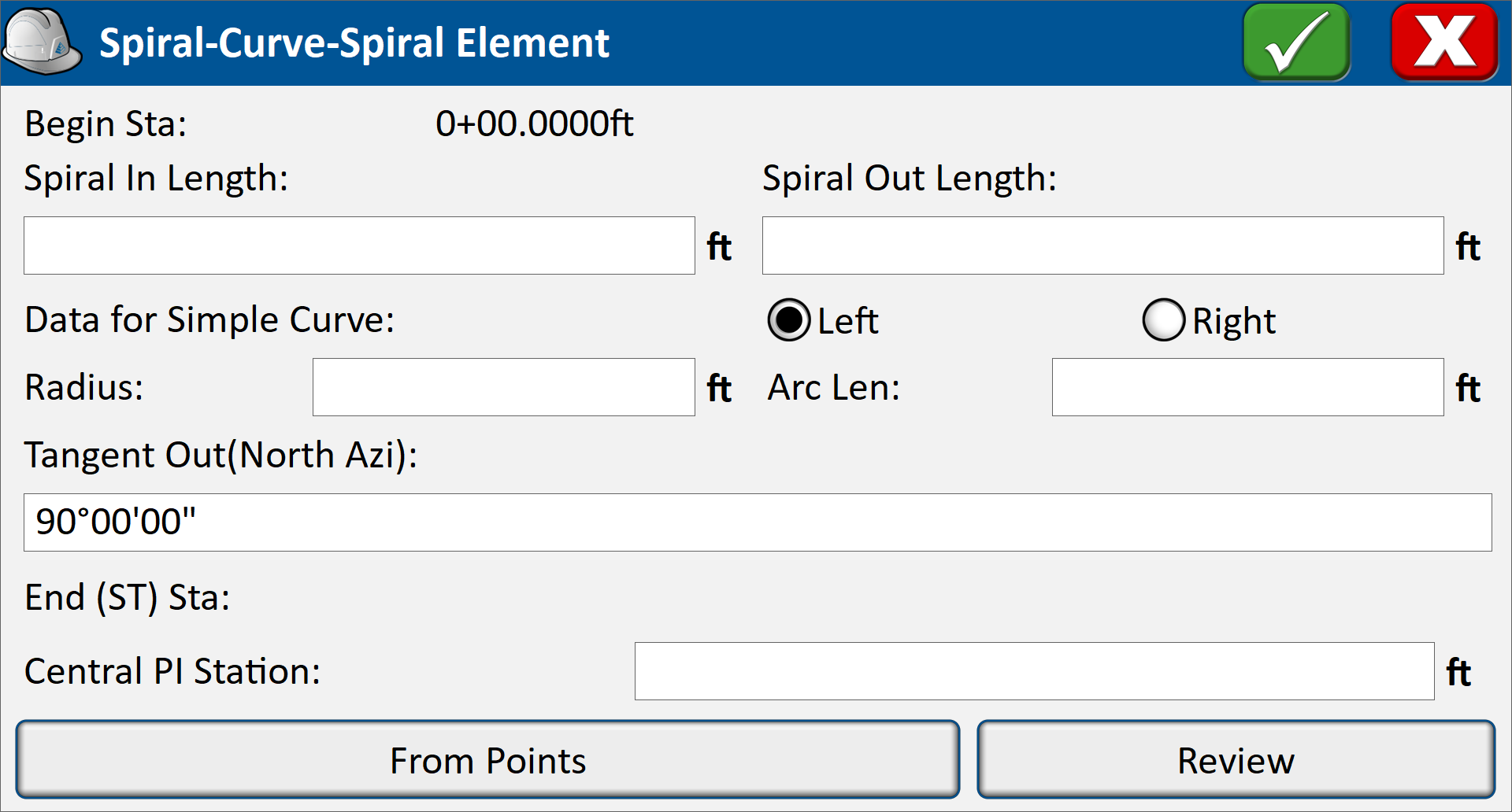 Spiral-Curve-Spiral