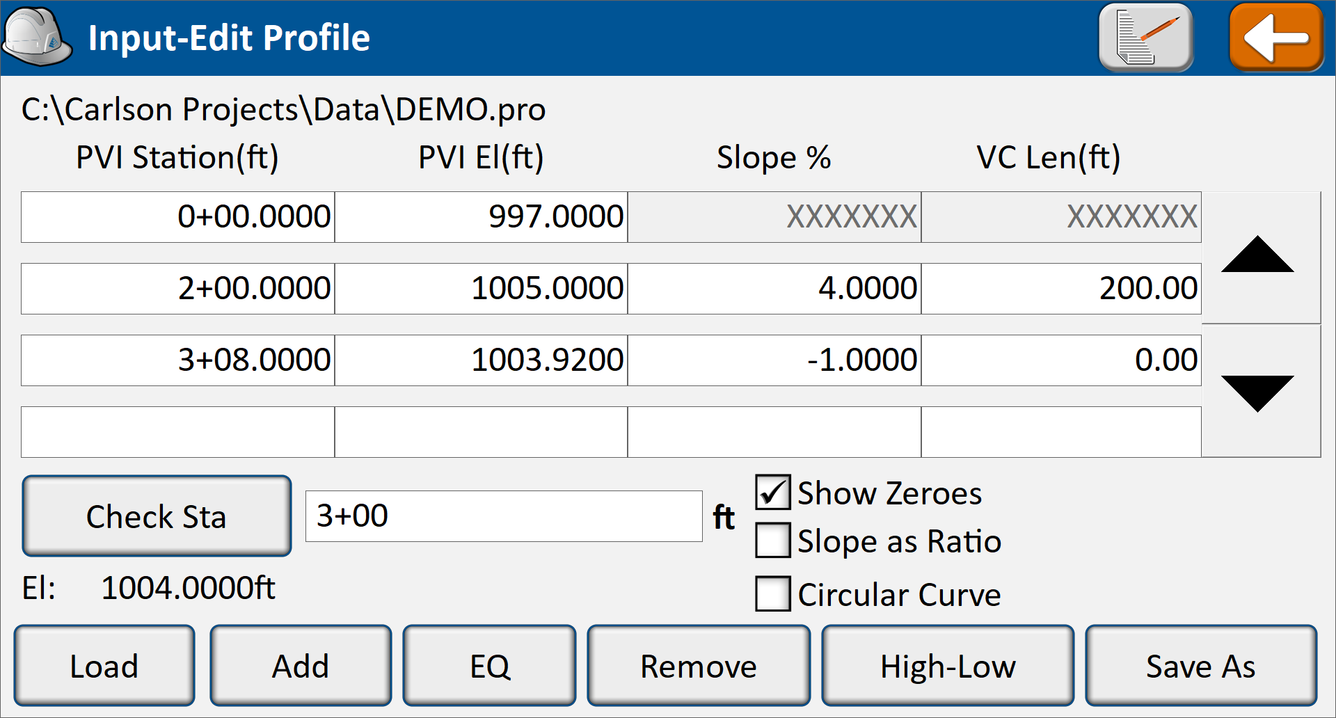 Profile Editor