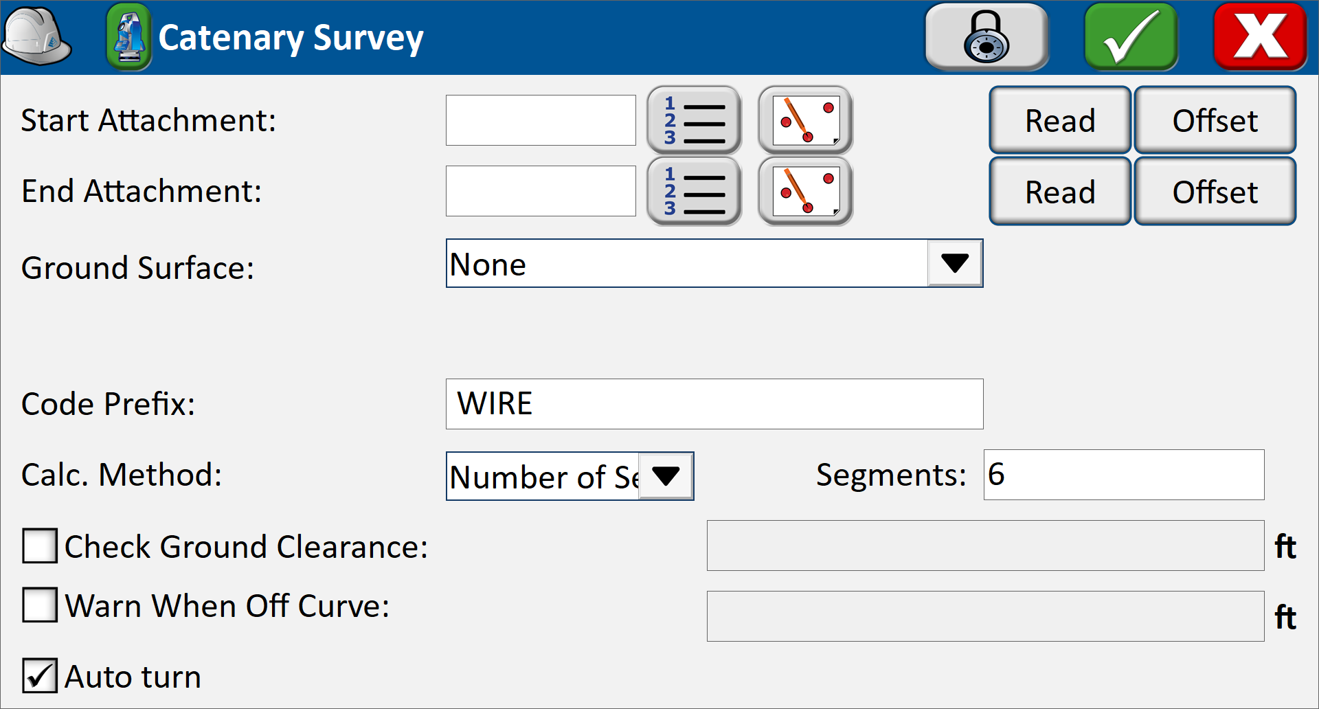 Catenary Survey