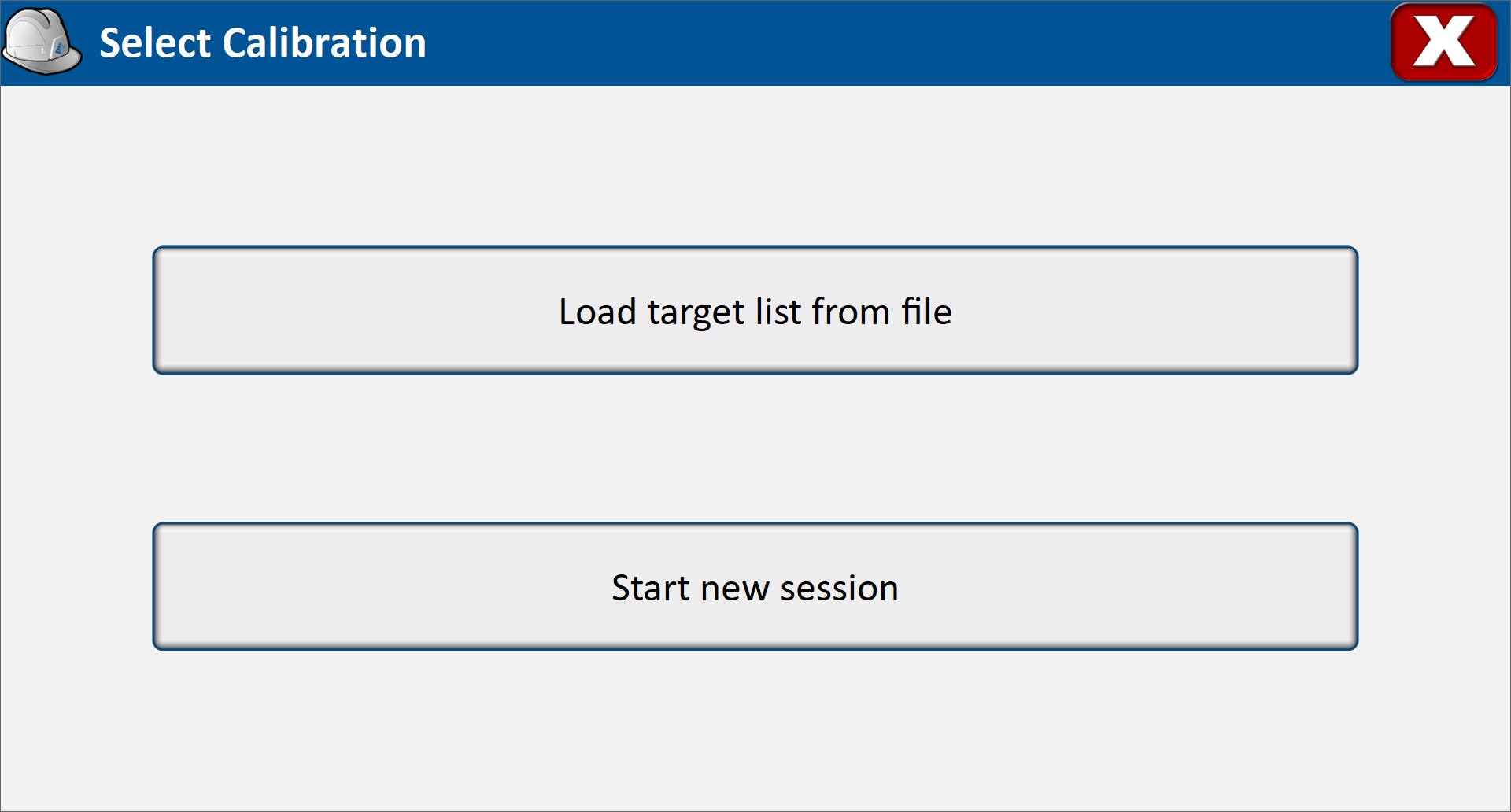 Select Calibration