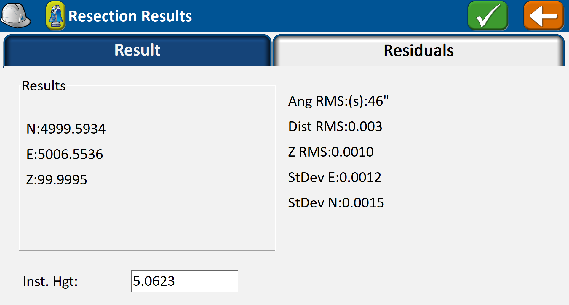 Calculate Results