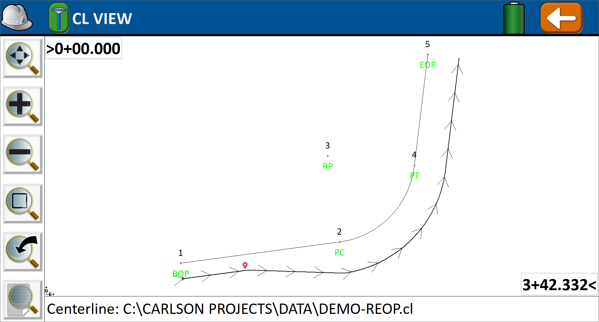 Stake Line/Arc Preview