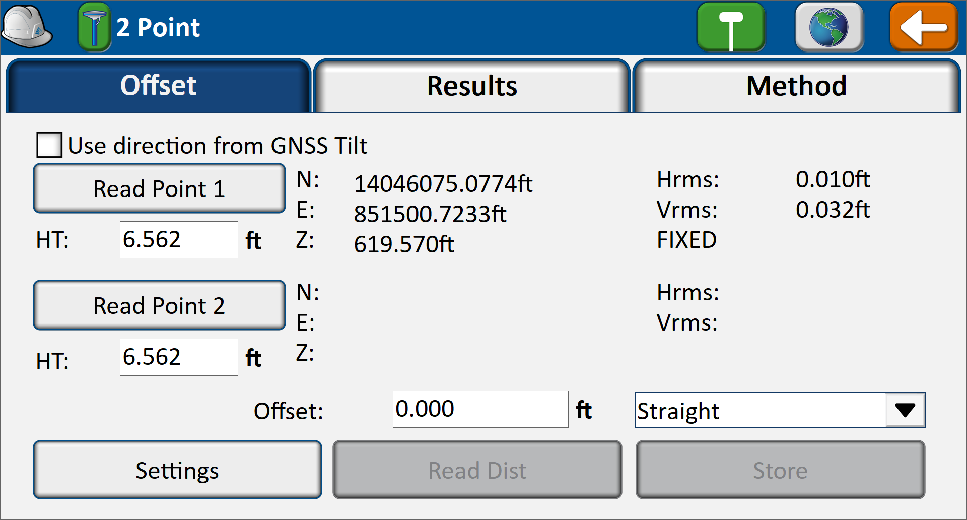 Offset tab