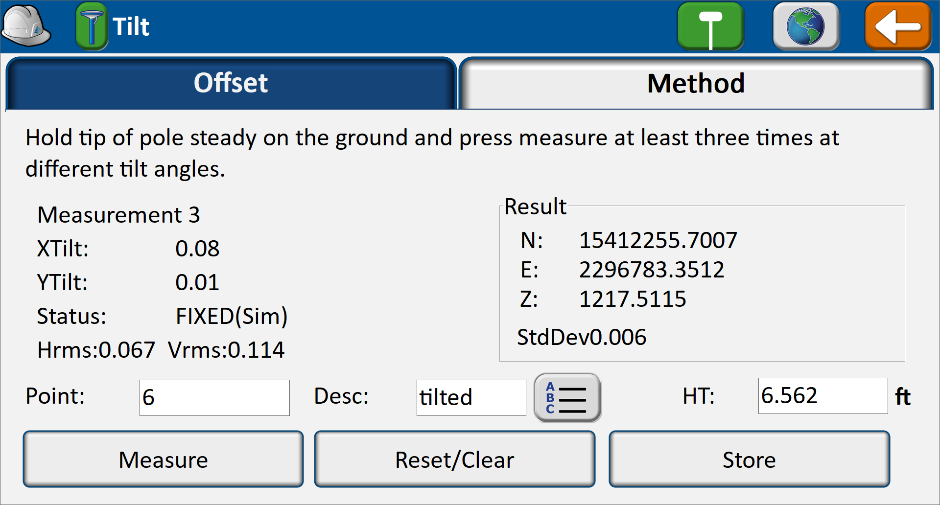 Offset tab